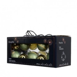 BOX 20 SFERE VETRO SALVIA d.5/6/7cm Ass. TRASPARENTE,GLITTER,LUCIDO,OPACO [9015034-10.jpg]