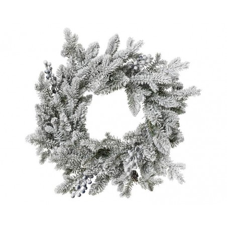 CORONA INNEVATA GLITTER 50cm INTERNO [9015065-00.jpg]