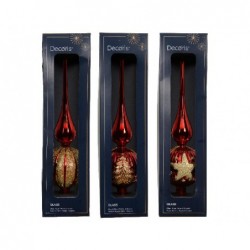 PUNTALE ALBERO ROSSO GLITTER ORO h.30cm [9015082-10.jpg]