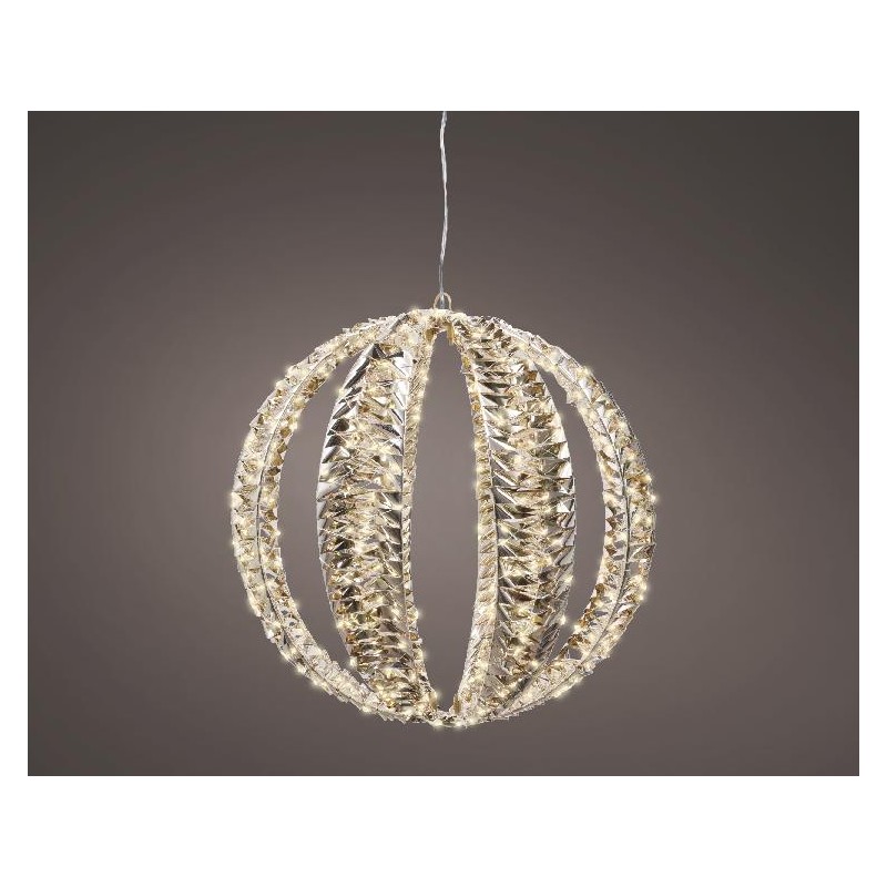 SFERA 600 LED CALDO d.40cm INTERNO/EST. ALIMENTAZIONE CORRENTE [9015355-00.jpg]