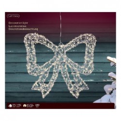 FIOCCO REGALO 500 LED CALDO cm.38x34h INTERNO/ESTERNO ALIMENTAZIONE CORRENTE [9015357-20.jpg]