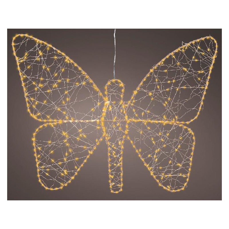 FARFALLA 400 LED CALDO cm.58x43h INTERNO/STERNO,ALIMENTAZIONE CORRENTE [9015358-00.jpg]