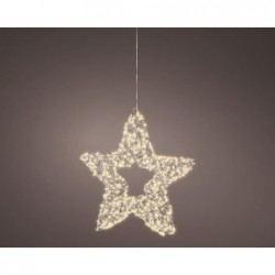 STELLA 500 LED CALDO APPEND. cm.38x38h INTERNO/STERNO,ALIMENTAZIONE CORRENTE [9015360-00.jpg]