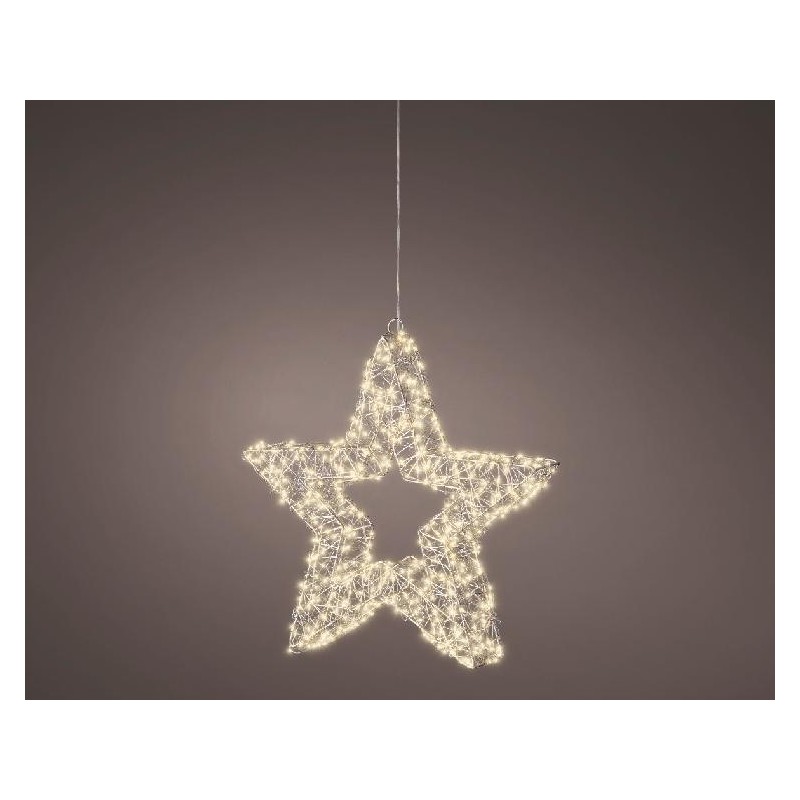 STELLA 500 LED CALDO APPEND. cm.38x38h INTERNO/STERNO,ALIMENTAZIONE CORRENTE [9015360-00.jpg]