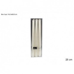 CANDELA CONICA 25cm 3pz AVORIO [0710042-00.jpg]