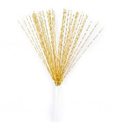 ---RAMO IN PLASTICA ORO h.45cm