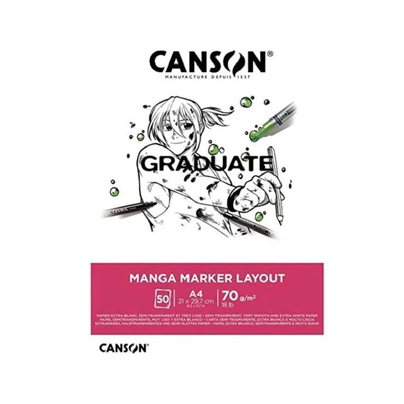BLOCCO CANSON MANGA A4 70gr 50fg [FILAC31250P024-00.jpg]