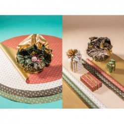 CARTA ROTONDA DIAMETRO 98cm PAVE' VERDE FANTASIA SU DUE LATI CONFEZIONE 10pz [2629512-10.jpg]