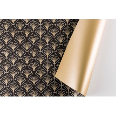 CARTA ROTONDA DIAMETRO 98cm PAVE' NERO FANTASIA SU DUE LATI CONFEZIONE 10pz [2629513-00.jpg]