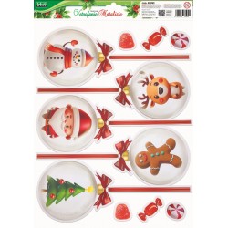 VETROFANIA NATALE COLORATA...