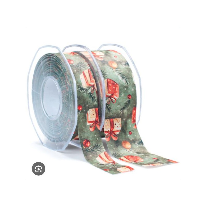 NASTRO RASO SETA mm40x15mt STAMPA VERDE [2710000-00.jpg]