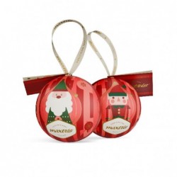 PALLINA DI NATALE d11cm CON CIOCCOLATINI GUSTI ASSORTITI 100g [0149195-00.jpg]