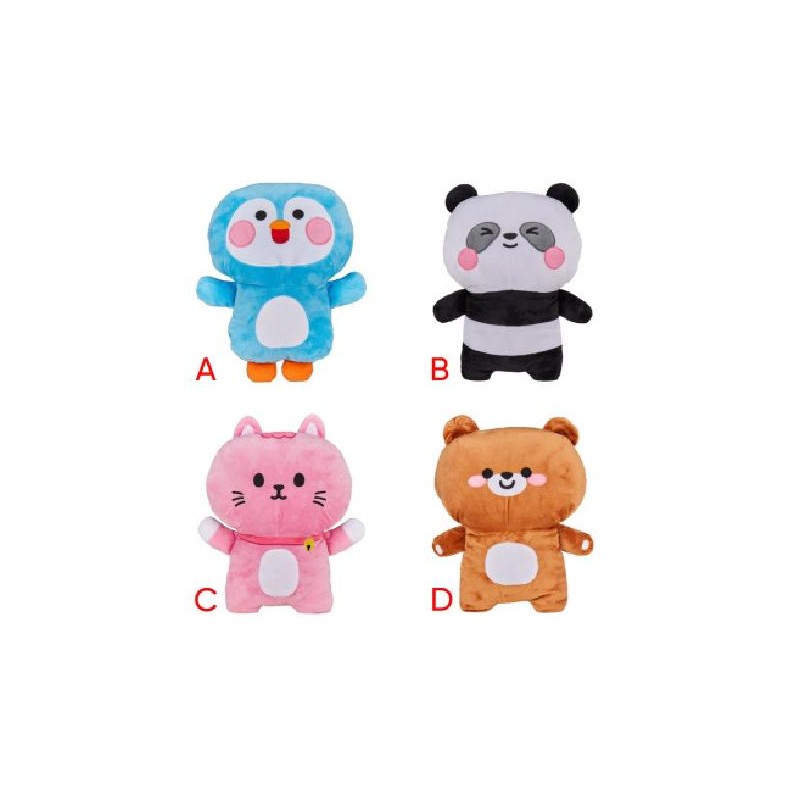 BORSA ACQUA CALDA ANIMAL SEVEN 350ml ORSO,PINGUINO,PANDA,GATTO [0300261-00.jpg]