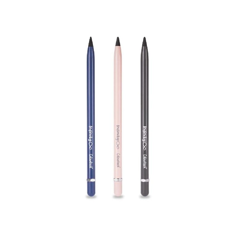 MATITA INFINITY 3col ColBOOK Sc.REGALO FUSTO METALLO OPACO in SCATOLA REGALO [COL25910-00.jpg]