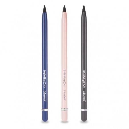 MATITA INFINITY 3col ColBOOK Sc.REGALO FUSTO METALLO OPACO in SCATOLA REGALO [COL25910-00.jpg]