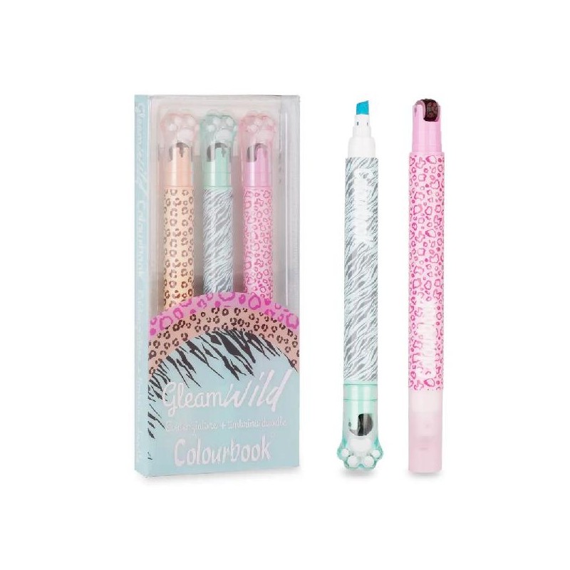 SET 3 EVID. GLITTER+TIMBRINO GLEAM WILD [COL25080-00.jpg]