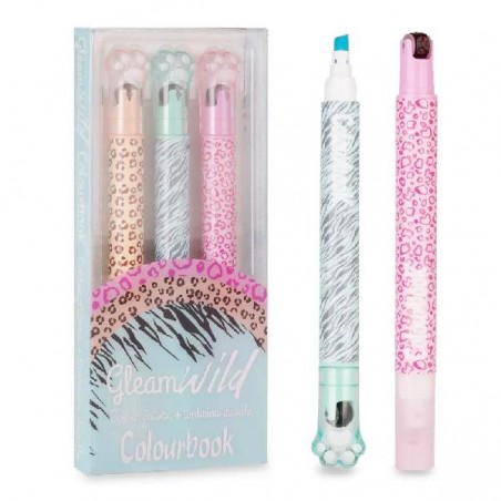 SET 3 EVID. GLITTER+TIMBRINO GLEAM WILD [COL25080-00.jpg]