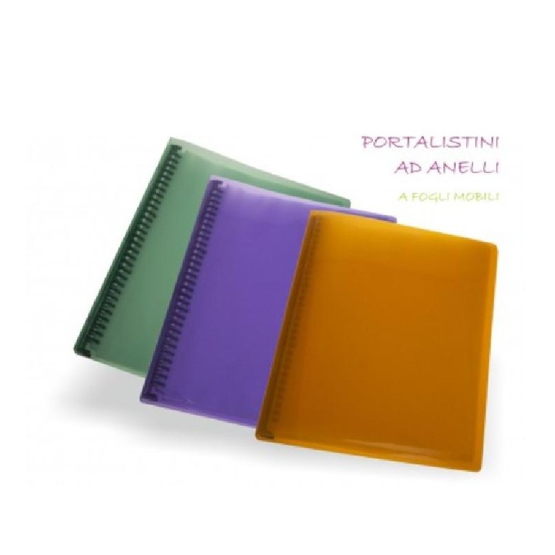 PORTALISTINI AD ANELLI A4 50 BUSTE [3101005-00.jpg]