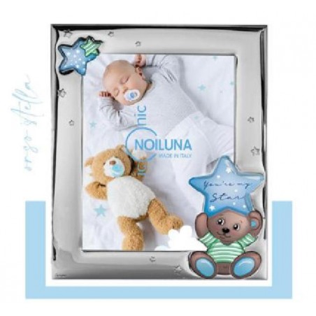 ---CORNICE ARGENTO 13x18 ORSETTO AZZURRO [0124903-00.jpg]