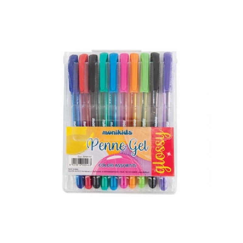 PENNE GEL 10pz COLORI ASSORTITI [1101007-00.jpg]