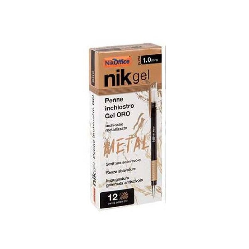 PENNA GEL 1.0 ORO METAL NIK [1121953-00.jpg]