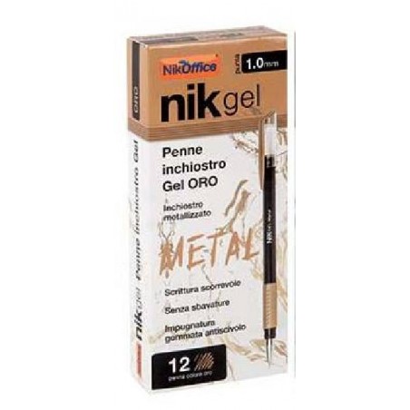 PENNA GEL 1.0 ORO METAL NIK [1121953-00.jpg]
