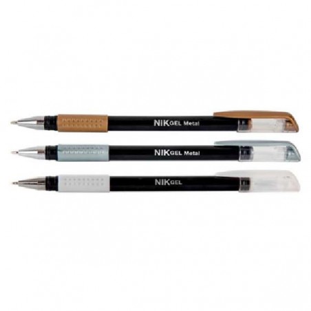 PENNA GEL 1.0 BIANCA METAL NIK [1121961-00.jpg]
