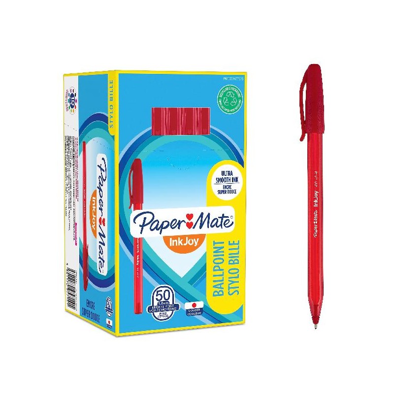 PAPERMATE INKJOY-100 sc.50pz ROSSO [1170180-00.jpg]