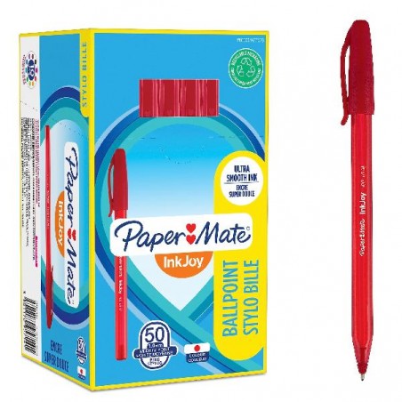 PAPERMATE INKJOY-100 sc.50pz ROSSO [1170180-00.jpg]