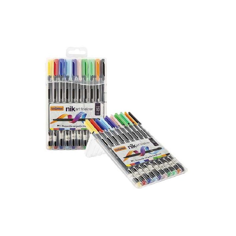 PENNARELLO NIK FINELINER 0,4mm 10pz Ass [1211510-00.jpg]