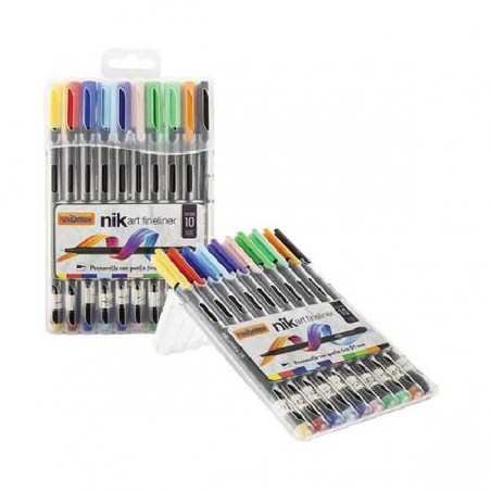 PENNARELLO NIK FINELINER 0,4mm 10pz Ass [1211510-00.jpg]