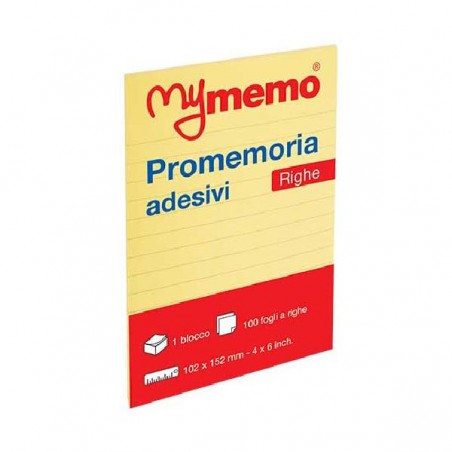 POST-IT MEMO 102x152 GIALLO QUADRETTI [2461016-00.jpg]