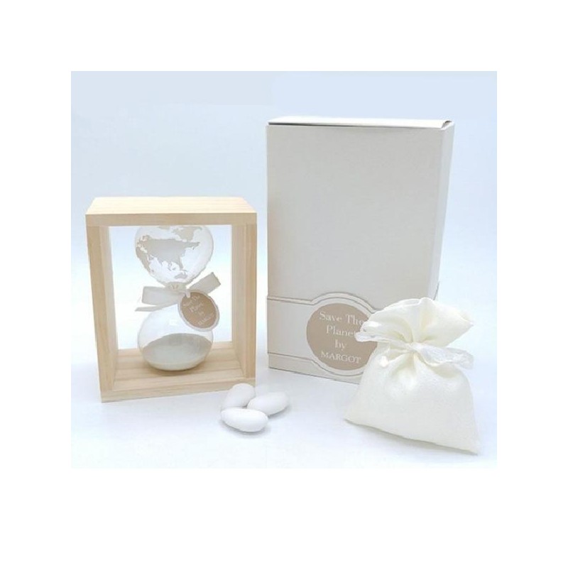 ---CLESSIDRA MAPPAMONDO CORNICE LEGNO 9c completo di scatola e sacchetto [0140272-00.jpg]