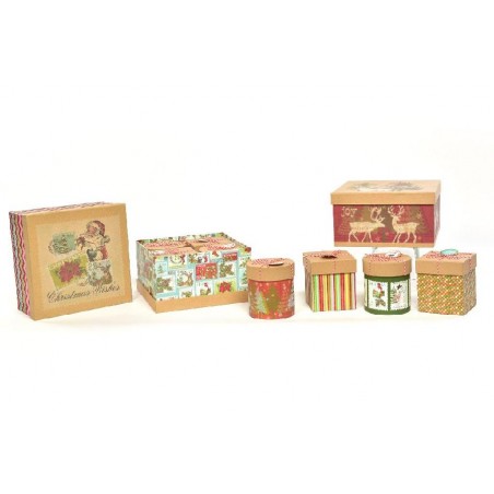 ---SET 5 SCATOLE ASSORTITE 1 23x23x12 4 10x10x11 [2691002-00.jpg]