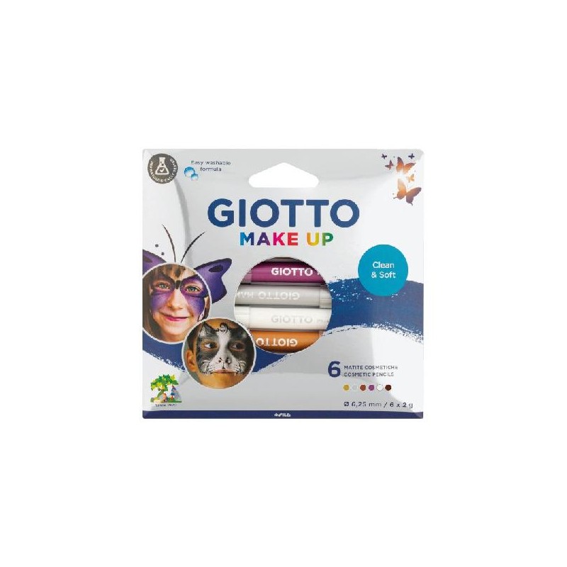 GIOTTO MAKE-UP 6 MATITE METALLIC [FILA474100-00.jpg]