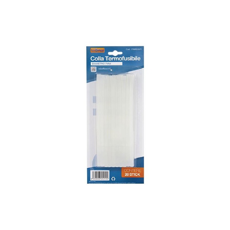 COLLA A CALDO 12mm BLISTER 20pz [6049503-00.jpg]