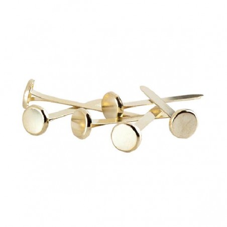 FERMACAMPIONI OTTONATI 100pz N.4-20mm [6060504-00.jpg]