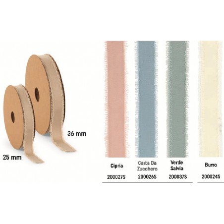 NASTRO CHAMBRAY mm25x25mt BURRO [SC200024-00.jpg]