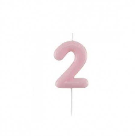 CANDELA ROSA LACCATO 10cm Nr.2 [8401082-00.jpg]