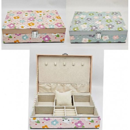 PORTAGIOIE BIMBA A FIORI cm 24x17x7 [0070114-00.jpg]