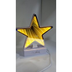 LAMPADA 3D TUNNEL STELLA cm16X19 ALIMENTAZIONE BATTERIA e USB [0011053-20.jpg]