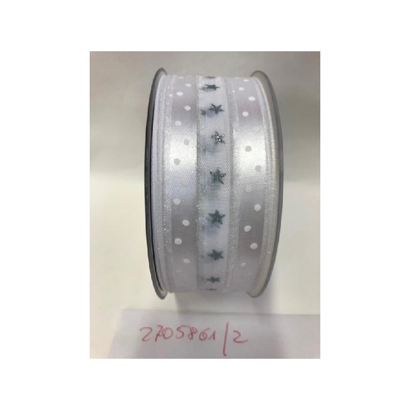 NASTRO ORGANZA STELLEglit m20mm40 BIANCO [2705861-00.jpg]