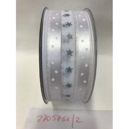 NASTRO ORGANZA STELLEglit m20mm40 BIANCO [2705861-00.jpg]