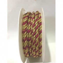 CORDONCINO twistDOUBLE 6mm10m ORO/ROS [2709680-00.jpg]