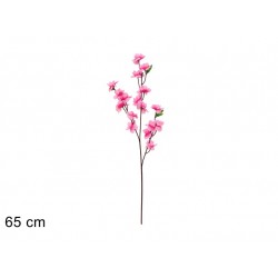 FIORE DI PESCO A 3 RAMI 65cm