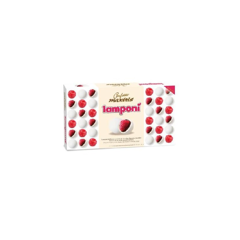 MAXTRIS DRAGEES LAMPONE BIANCO 350g [0141097-00.jpg]