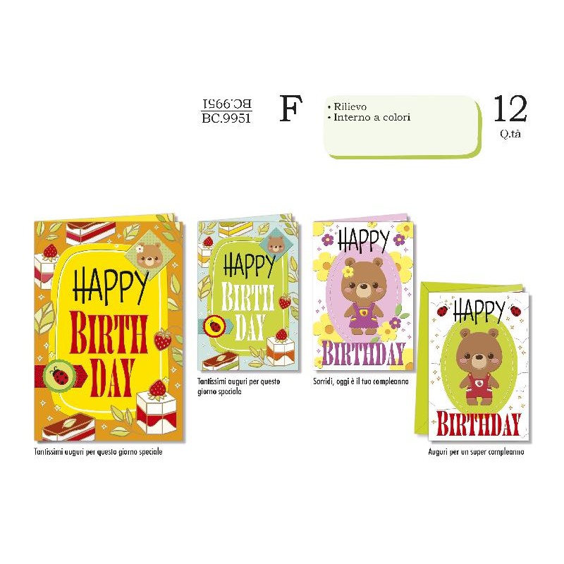 AUGURICARD COMPLEANNO BIMBI ORSO/COCCIN [BC9951-00.jpg]