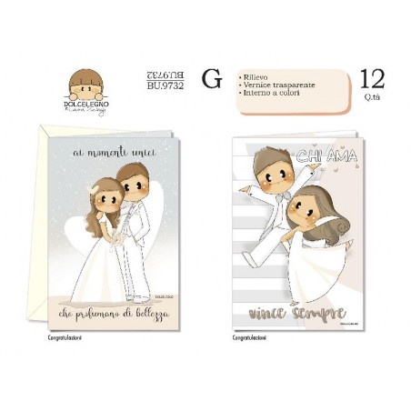 AUGURICARD NOZZE BUBINE SPOSINI [BU9732-00.jpg]