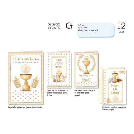 AUGURICARD COMUNIONE CALICE/SPIGA [CO9786-00.jpg]