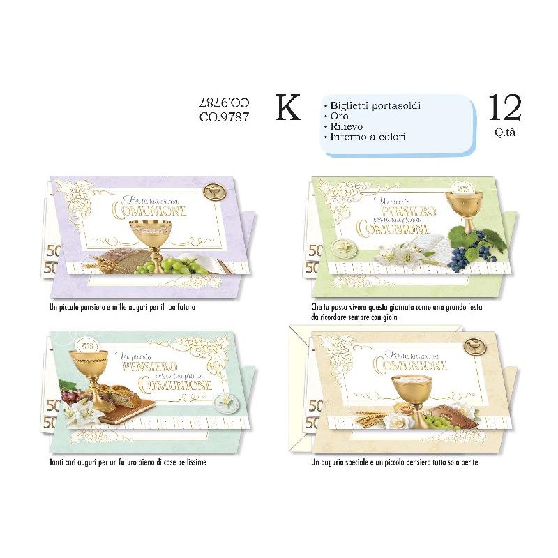 AUGURICARD COMUNIONE P/SOLDI PASTEL [CO9787-00.jpg]